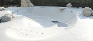 Fabricación de piscinas de arena